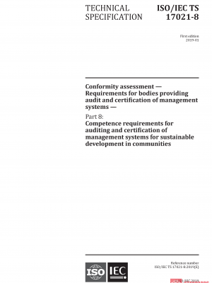 ISO/IEC TS 17021-8:2019 PDF