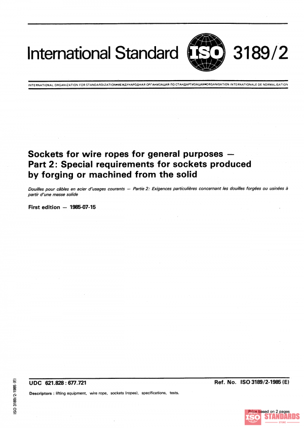 ISO 3189-2:1985 PDF