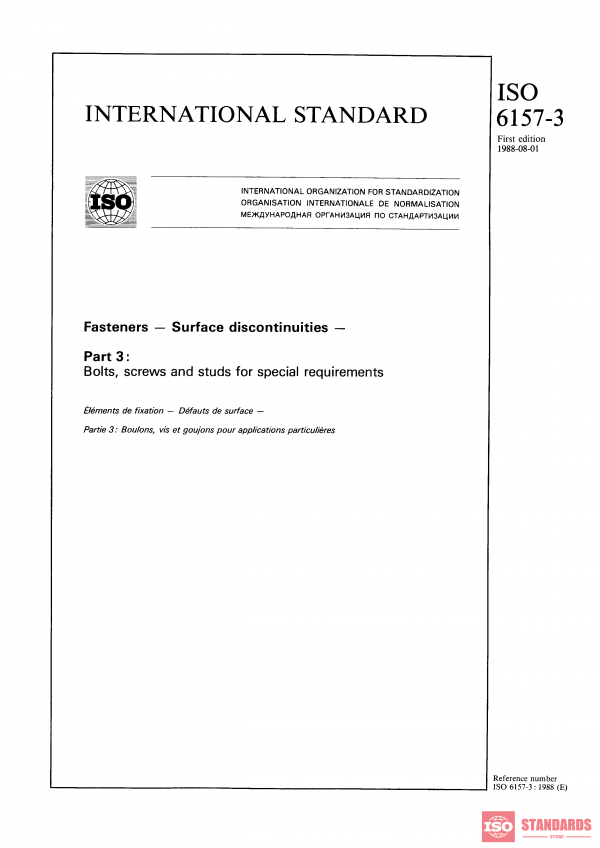 ISO 6157-3:1988 PDF