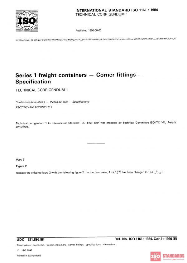 ISO 1161:1984/Cor 1:1990 PDF