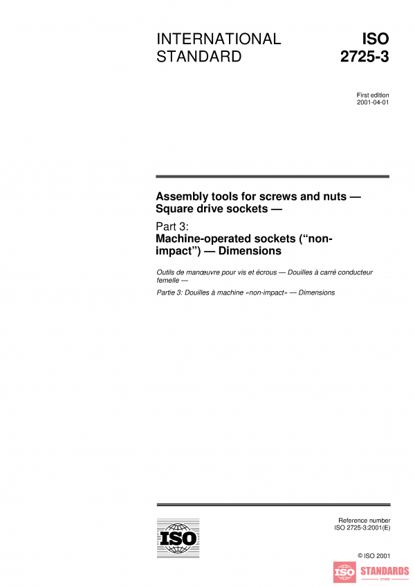 ISO 2725-3:2001 PDF
