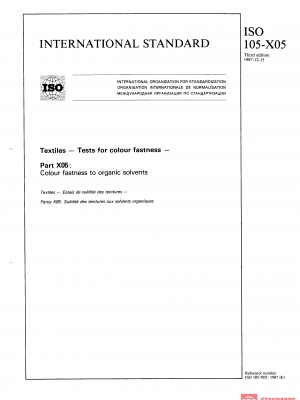ISO 105-X05:1987 PDF