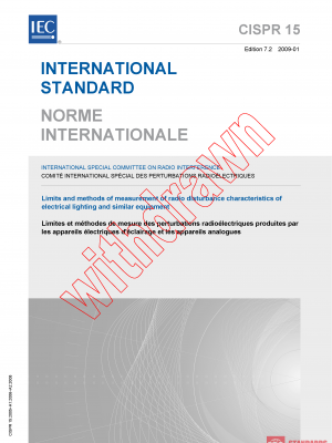 CISPR 15:2005+AMD1:2006+AMD2:2008 CSV PDF