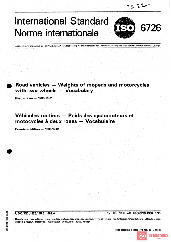 ISO 6726:1980 PDF