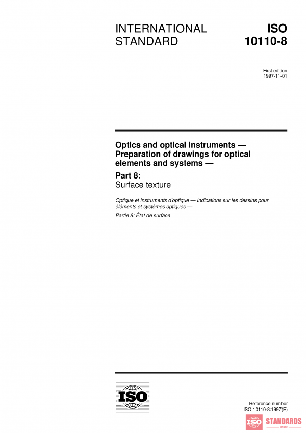 ISO 10110-8:1997 PDF