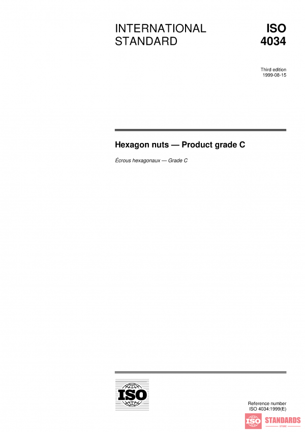 ISO 4034:1999 PDF