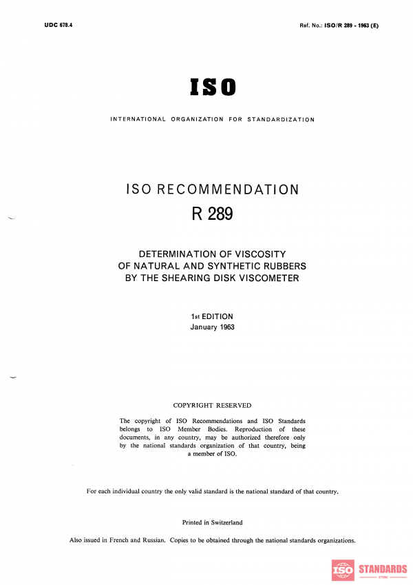 ISO/R 289:1963 PDF