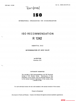 ISO/R 1242:1971 PDF
