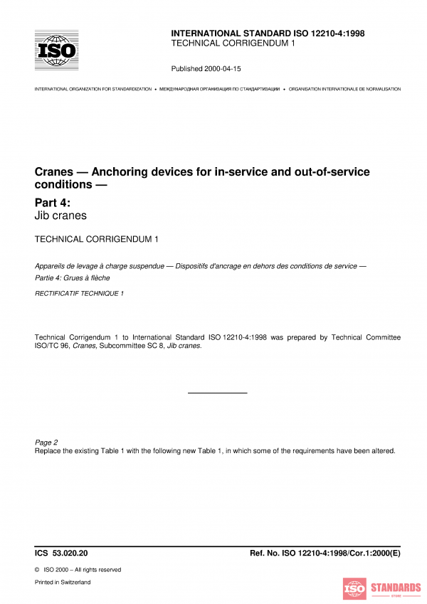 ISO 12210-4:1998/Cor 1:2000 PDF