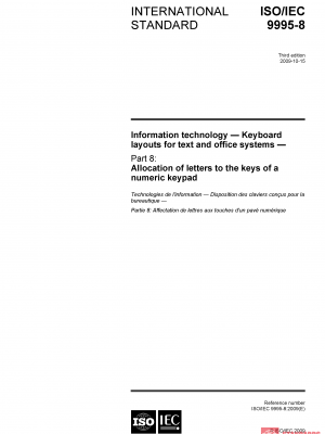 ISO/IEC 9995-8:2009 PDF