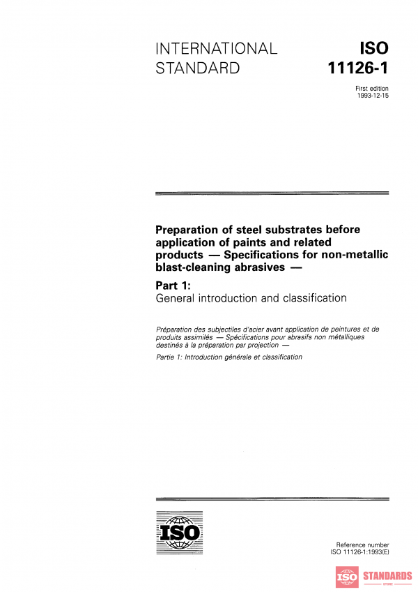 ISO 11126-1:1993 PDF