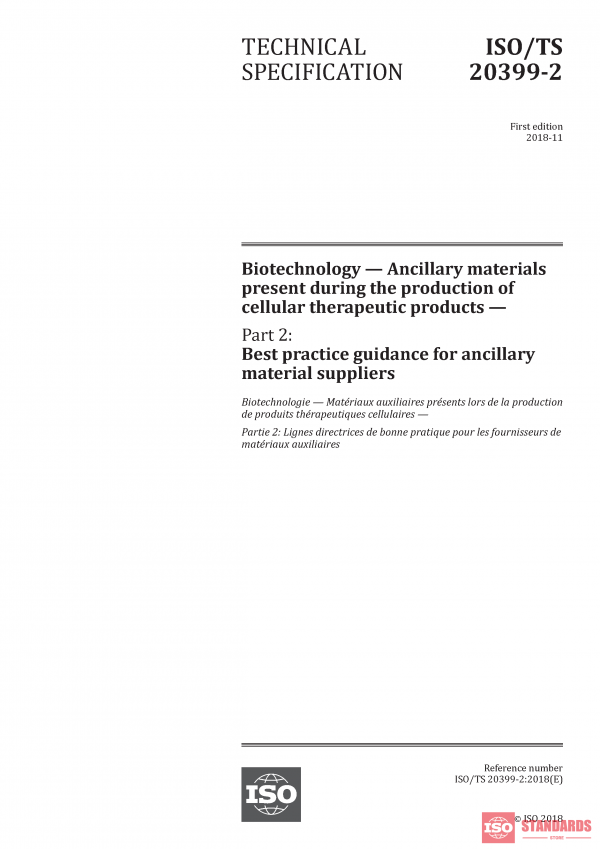 ISO/TS 20399-2:2018 PDF