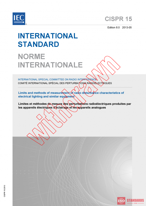 CISPR 15:2013 PDF