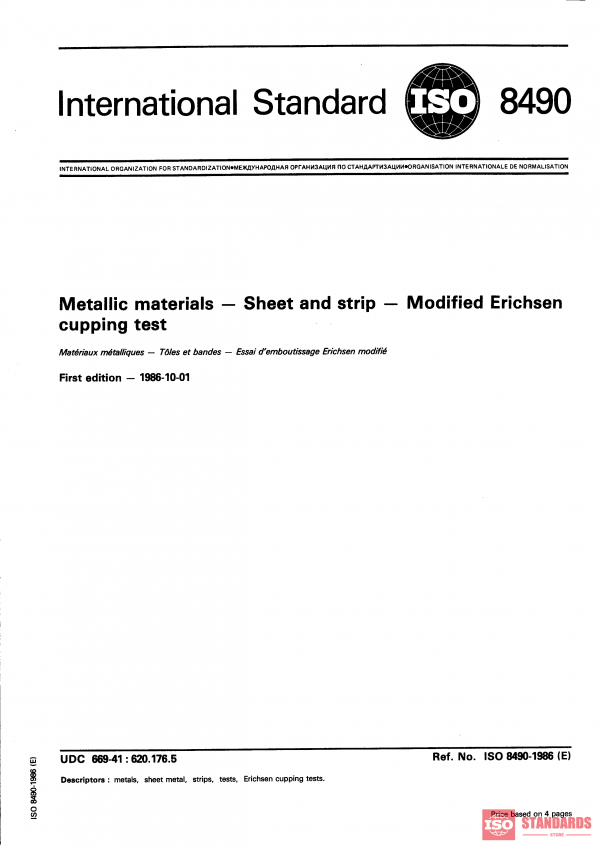 ISO 8490:1986 PDF