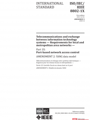 ISO/IEC/IEEE 8802-1X:2013/AMD2:2020 PDF