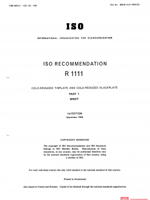 ISO/R 1111:1969 PDF