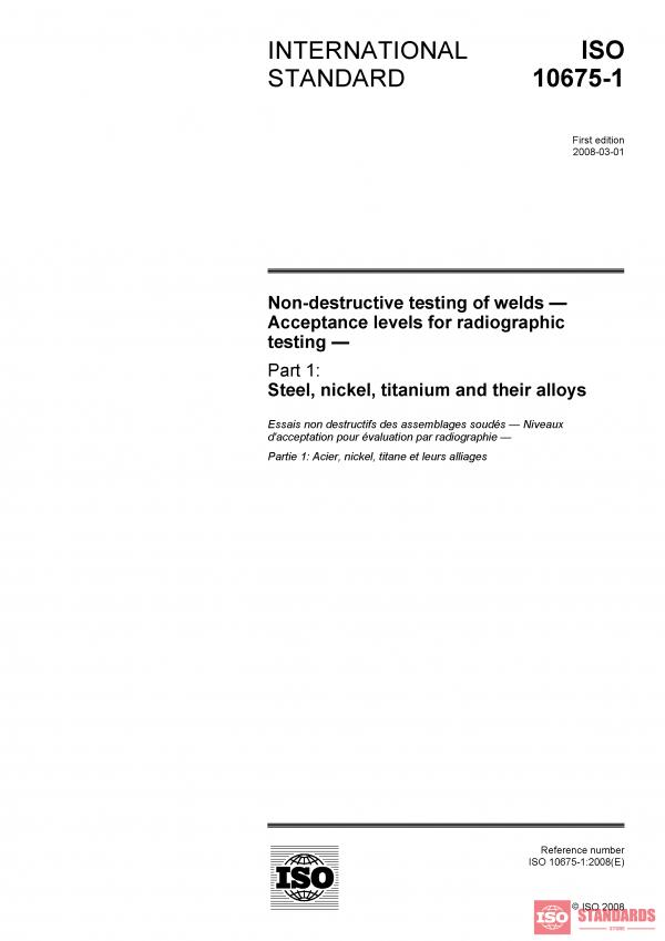 ISO 10675-1:2008 PDF