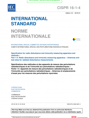 CISPR 16 1-4 ed 4.0:2019 PDF
