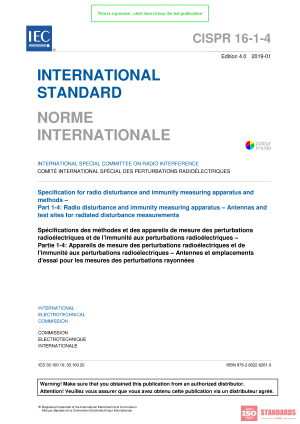 CISPR 16 1-4 ed 4.0:2019 PDF