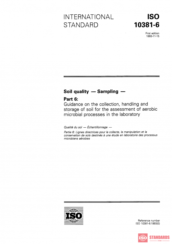 ISO 10381-6:1993 PDF
