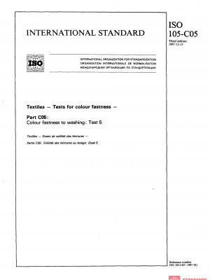 ISO 105-C05:1987 PDF