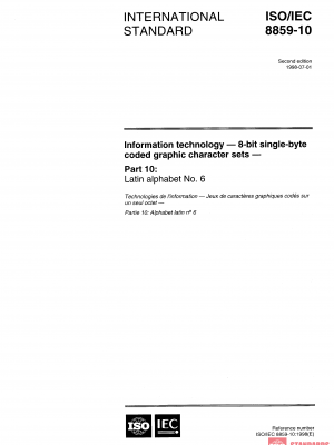 ISO/IEC 8859-10:1998 PDF