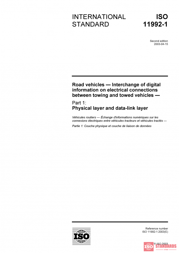 ISO 11992-1:2003 PDF