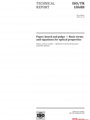ISO/TR 10688:2015 PDF