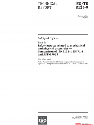 ISO/TR 8124-9:2020 PDF