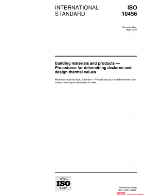 ISO 10456:1999 PDF