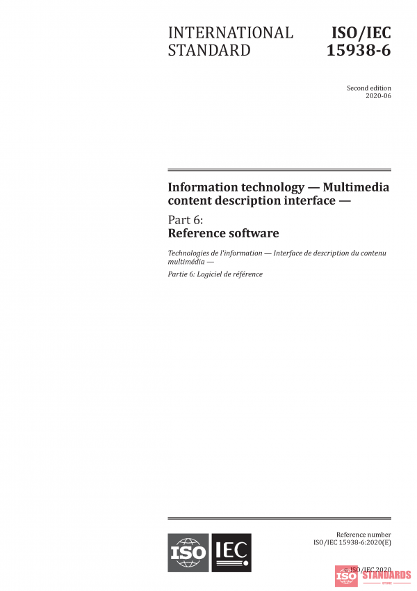 ISO/IEC 15938-6:2020 PDF