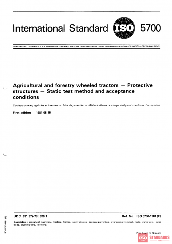 ISO 5700:1981 PDF