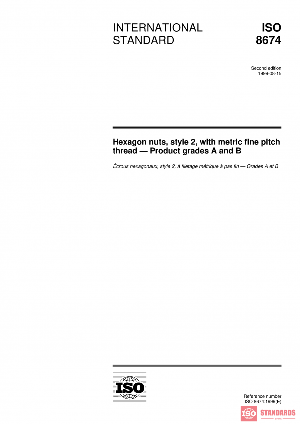 ISO 8674:1999 PDF