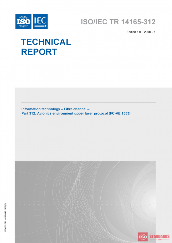 ISO/IEC TR 14165-312:2009 PDF
