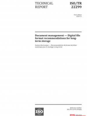 ISO/TR 22299:2018 PDF