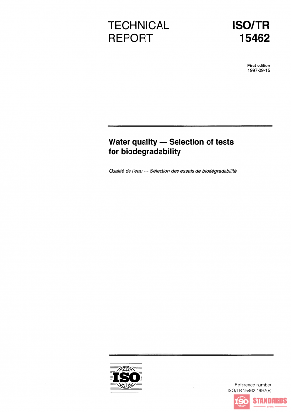 ISO/TR 15462:1997 PDF