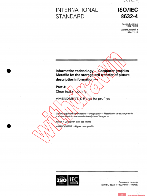 ISO/IEC 8632-4:1999/AMD1:1992 PDF