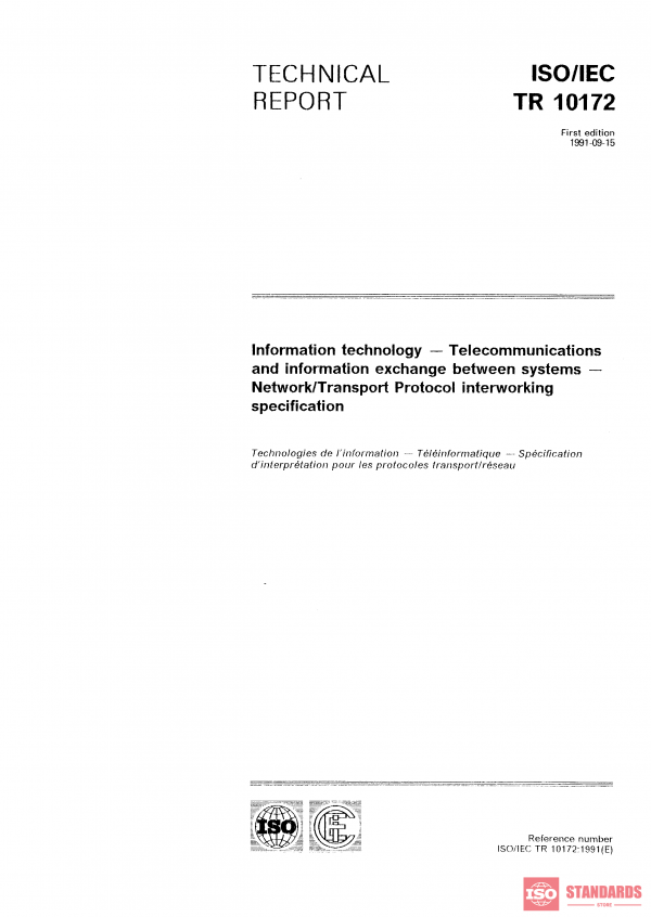 ISO/IEC TR 10172:1991 PDF