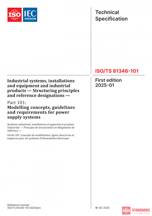 ISO/TS 81346-101:2025 PDF