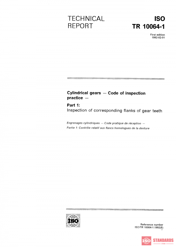 ISO/TR 10064-1:1992 PDF