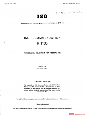 ISO/R 1135:1969 PDF