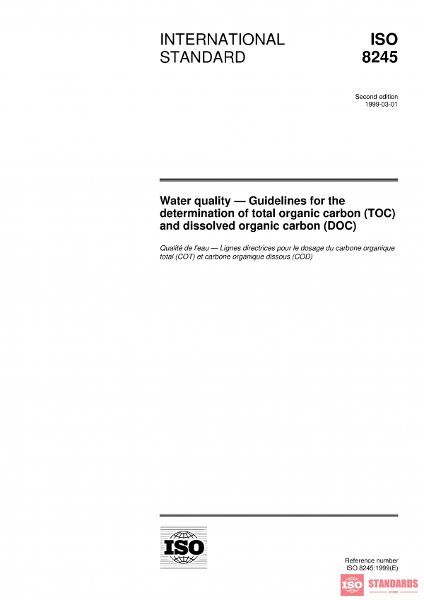 ISO 8245:1999 PDF