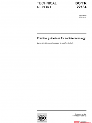 ISO/TR 22134:2007 PDF