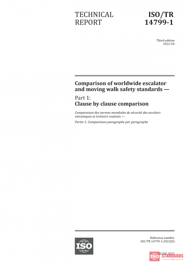 ISO/TR 14799-1:2022 PDF