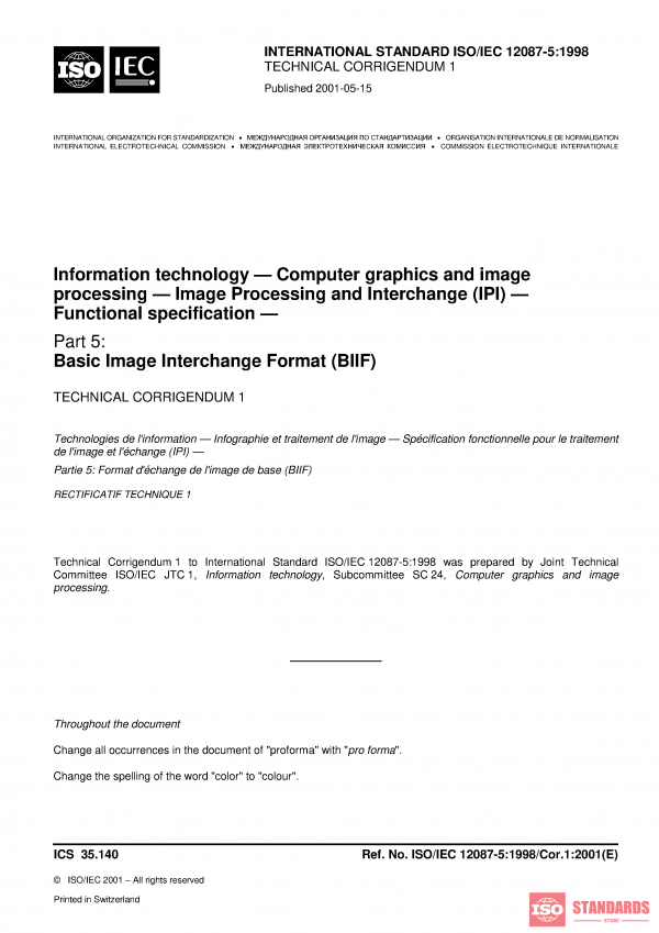ISO/IEC 12087-5:1998/COR1:2001 PDF