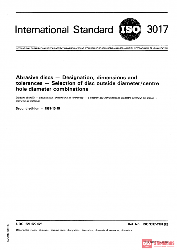 ISO 3017:1981 PDF