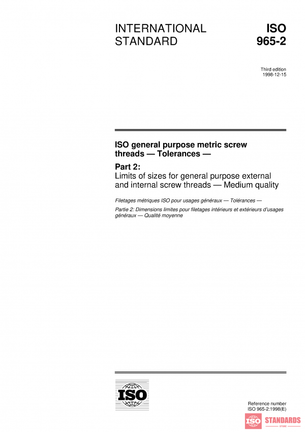 ISO 965-2:1998 PDF