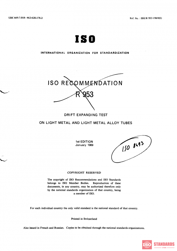ISO/R 953:1969 PDF
