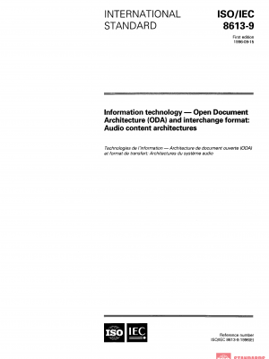 ISO/IEC 8613-9:1996 PDF