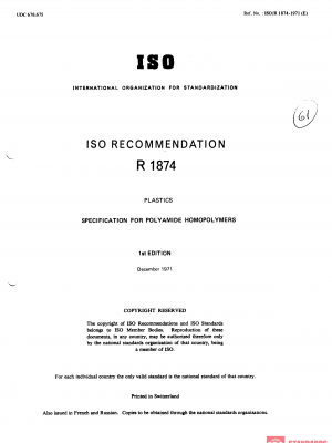 ISO/R 1874:1971 PDF